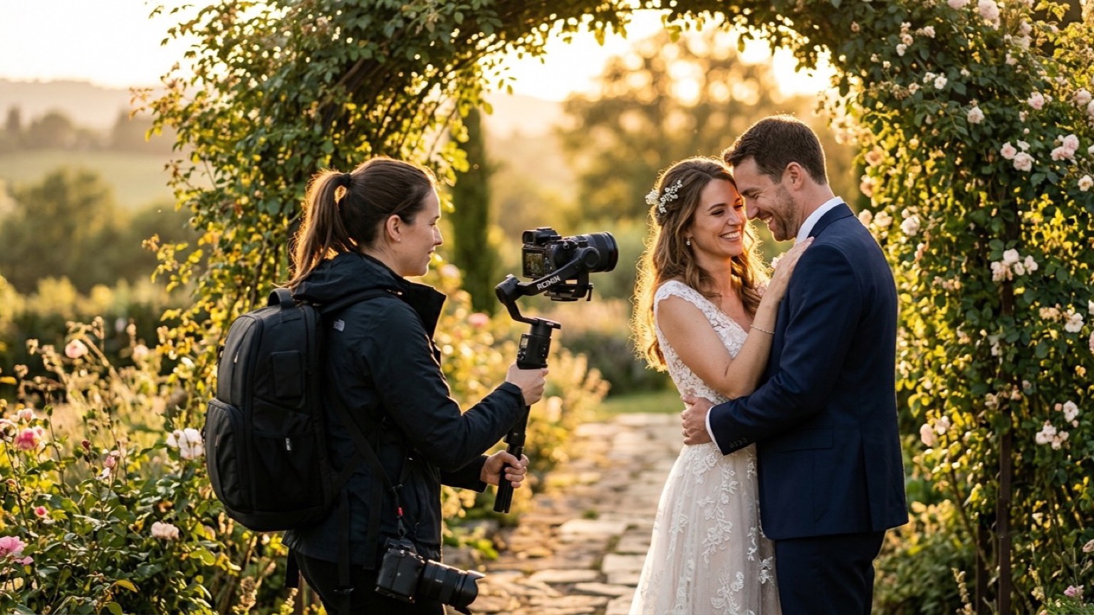 The magic of candid wedding cinematography