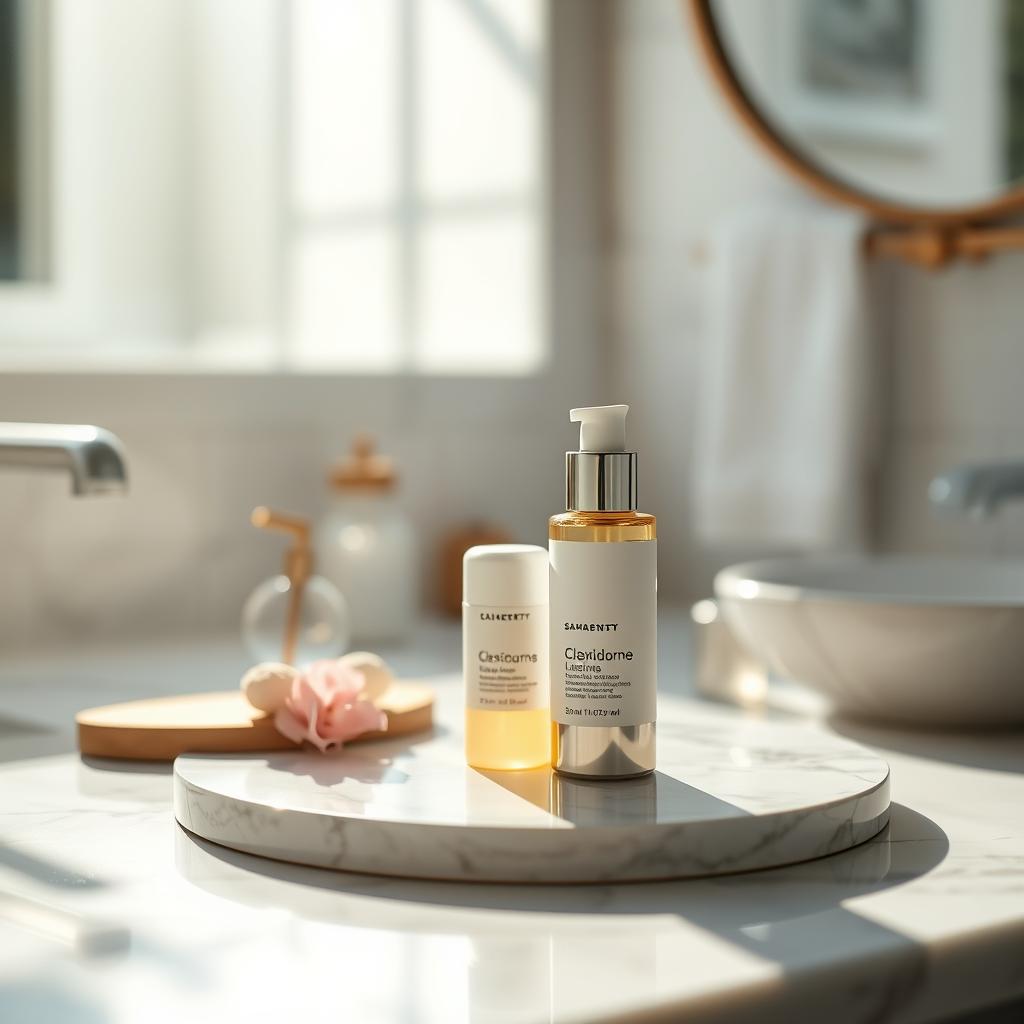 Lifestyle product photography — a premium product styled in a sunlit setting for ads and storefront